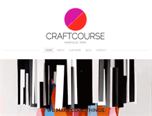 Tablet Screenshot of craftcoursenashville.com